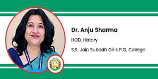 SS Jain Subodh Girls PG College, Jaipur, Rajasthan, HOD-History: Dr. Anju Sharma